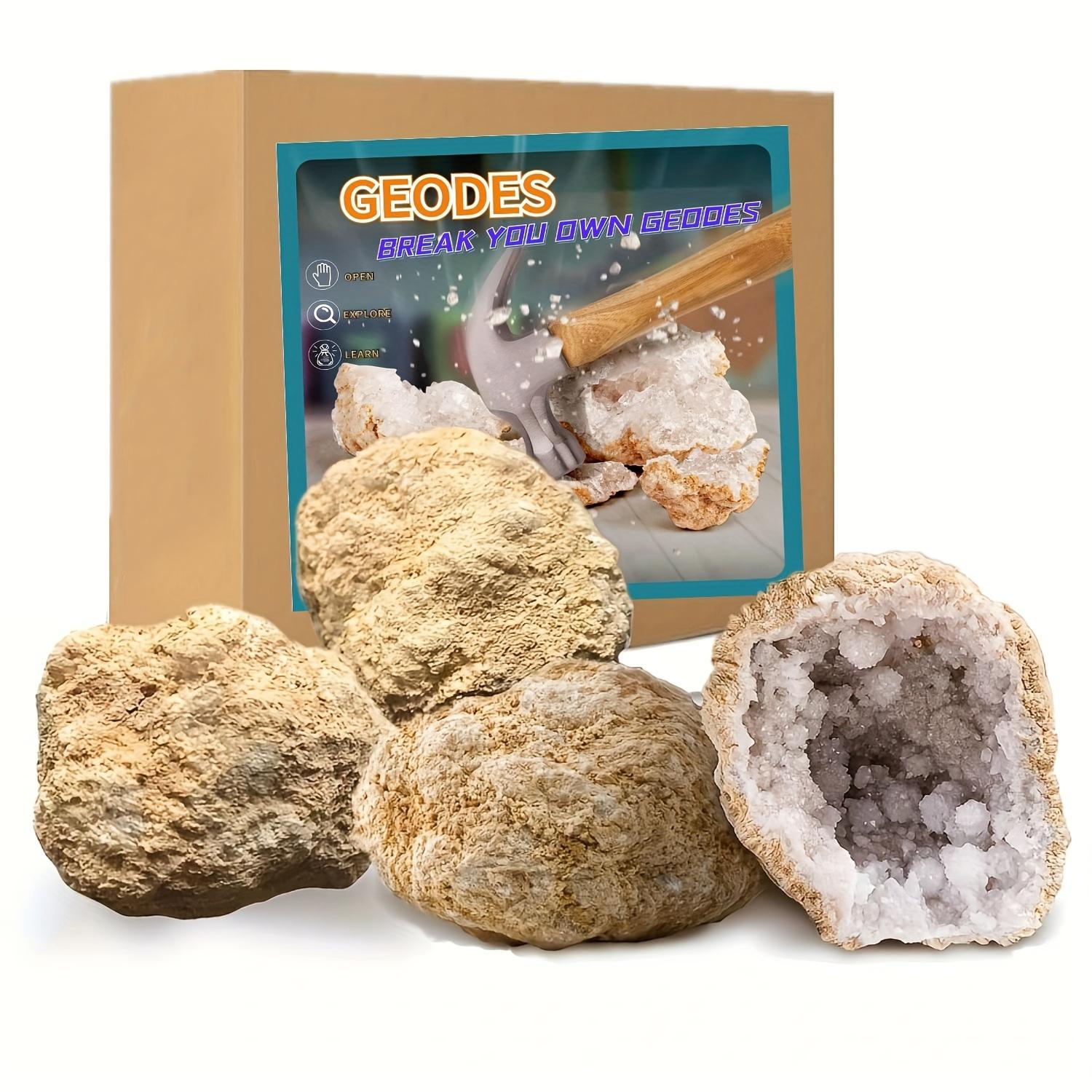 Geode Crystal Break - قطعة واحدة/3/4/5/6 قطع (1.2-2 بوصة) من